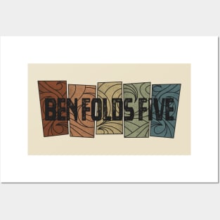 Ben Folds Five - Retro Pattern Posters and Art